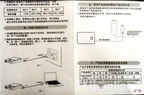 инструкция по эксплуатации повербанка DPL PX003 на китайском часть 2