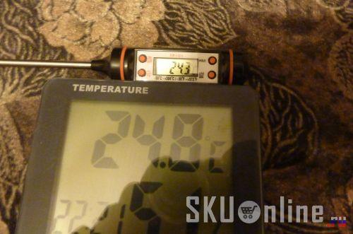 Измерение комнатной температуры двумя термометрами