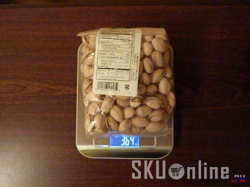Вес фисташек от Bergin Fruit and Nut Company