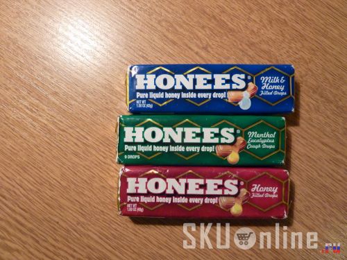 Упаковки с конфетками Honees из iHerb