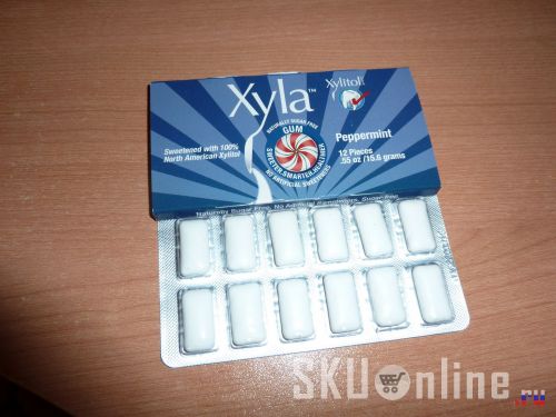 Жевательная резинка USA Made Xyla Peppermint Xylitol Gum