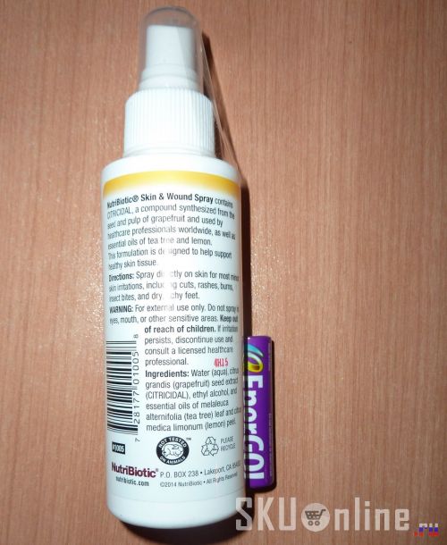 Спрей NutriBiotic Skin and Wound Spray - 3