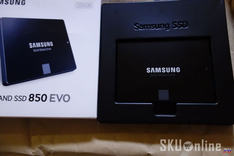 SSD Samsung 850 EVO из упаковки