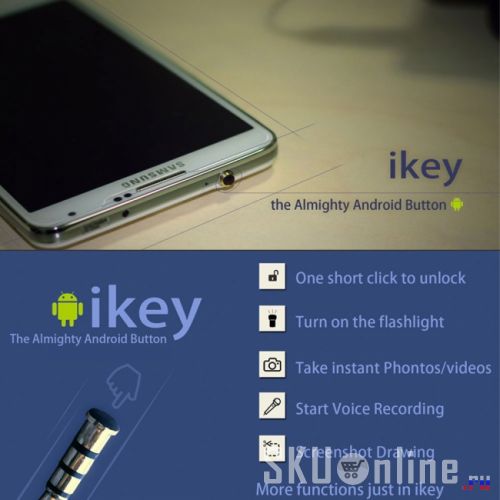 ikey Press Button Slim & Smart Shortcut Customized Cool Gadget for Android