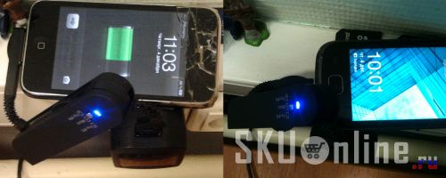 Зарядка iPhone 3gs и Samsung GT-S5660